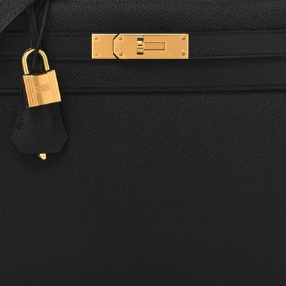 Hermes Epsom Kelly Sellier 28 Black 8 of 11