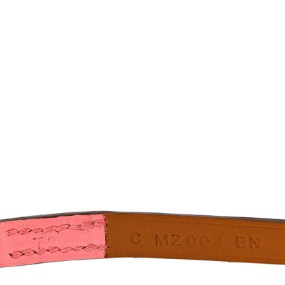 Hermes Swift Chamonix Behapi Double Tour Reversible Bracelet Rose Azalee Gold 7 of 8