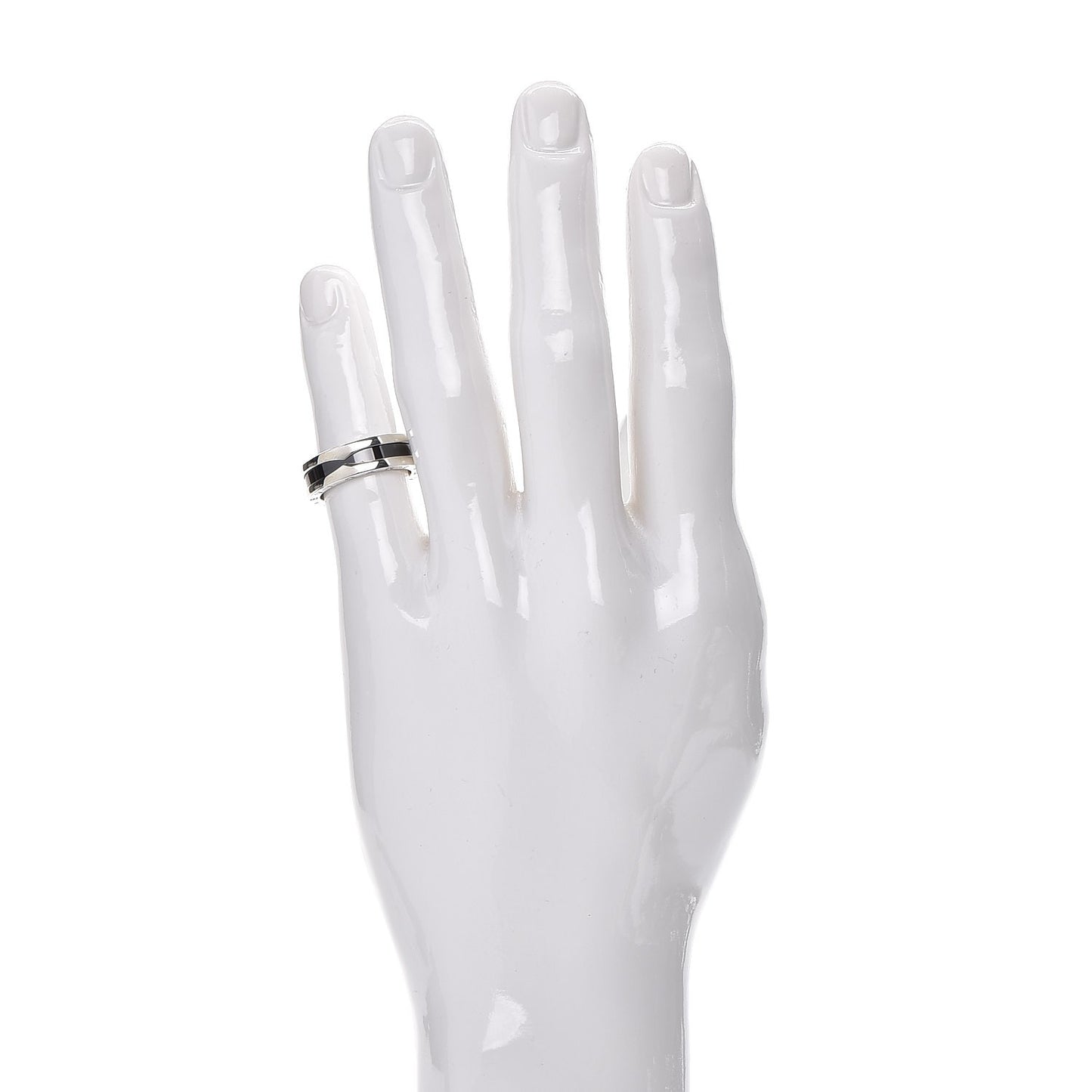 Sterling Silver Ceramic Save The Children One-Band Ring 58 8.25