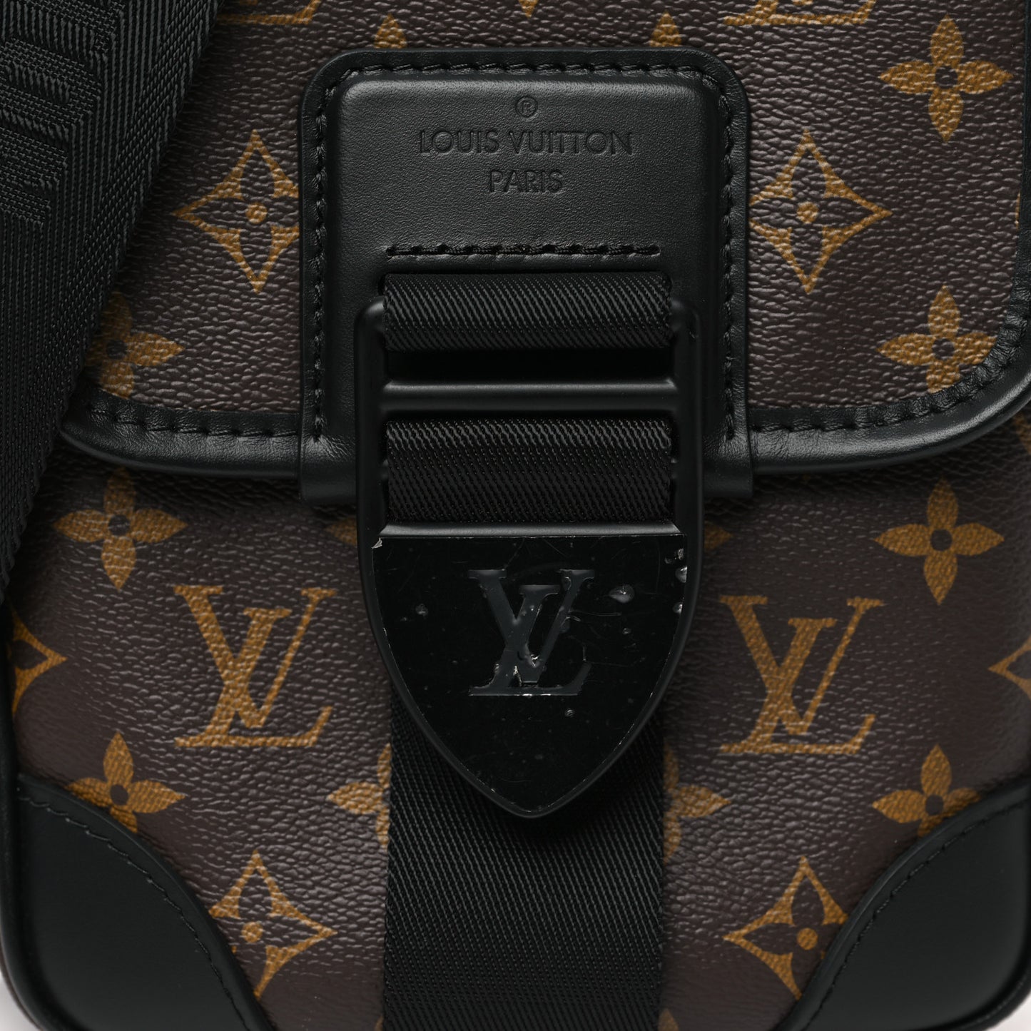 Monogram Macassar Archy Messenger PM