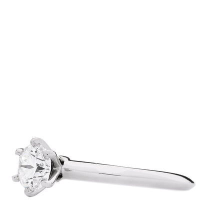 Tiffany Platinum Diamond .64ct Solitaire Engagement Ring 49 4.75 3 of 6