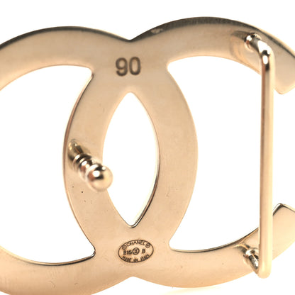 Chanel Calfskin CC Reversible Belt 90 Black Burgundy 5 of 7