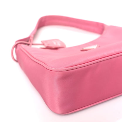 Prada Tessuto Nylon Mini Re-Edition 2000 Bag Begonia 7 of 8