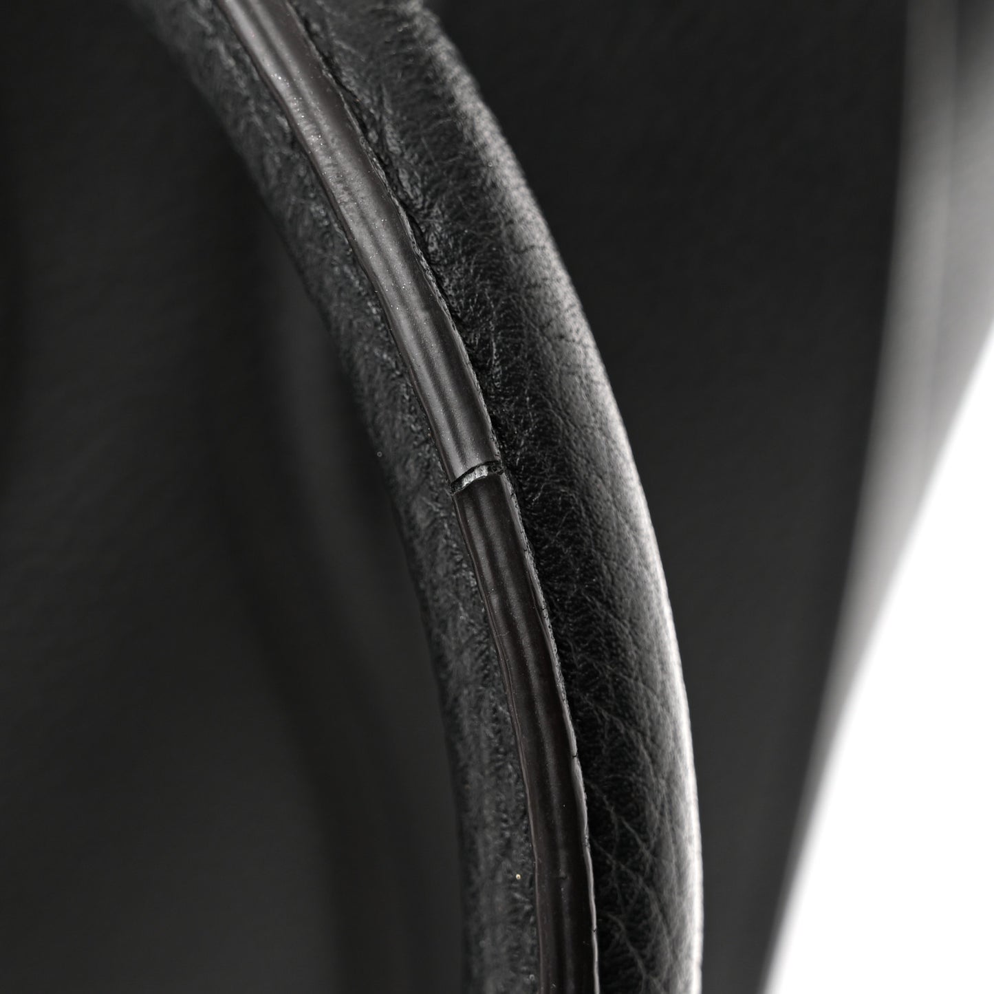 Drummed Calfskin Mini Luggage Black