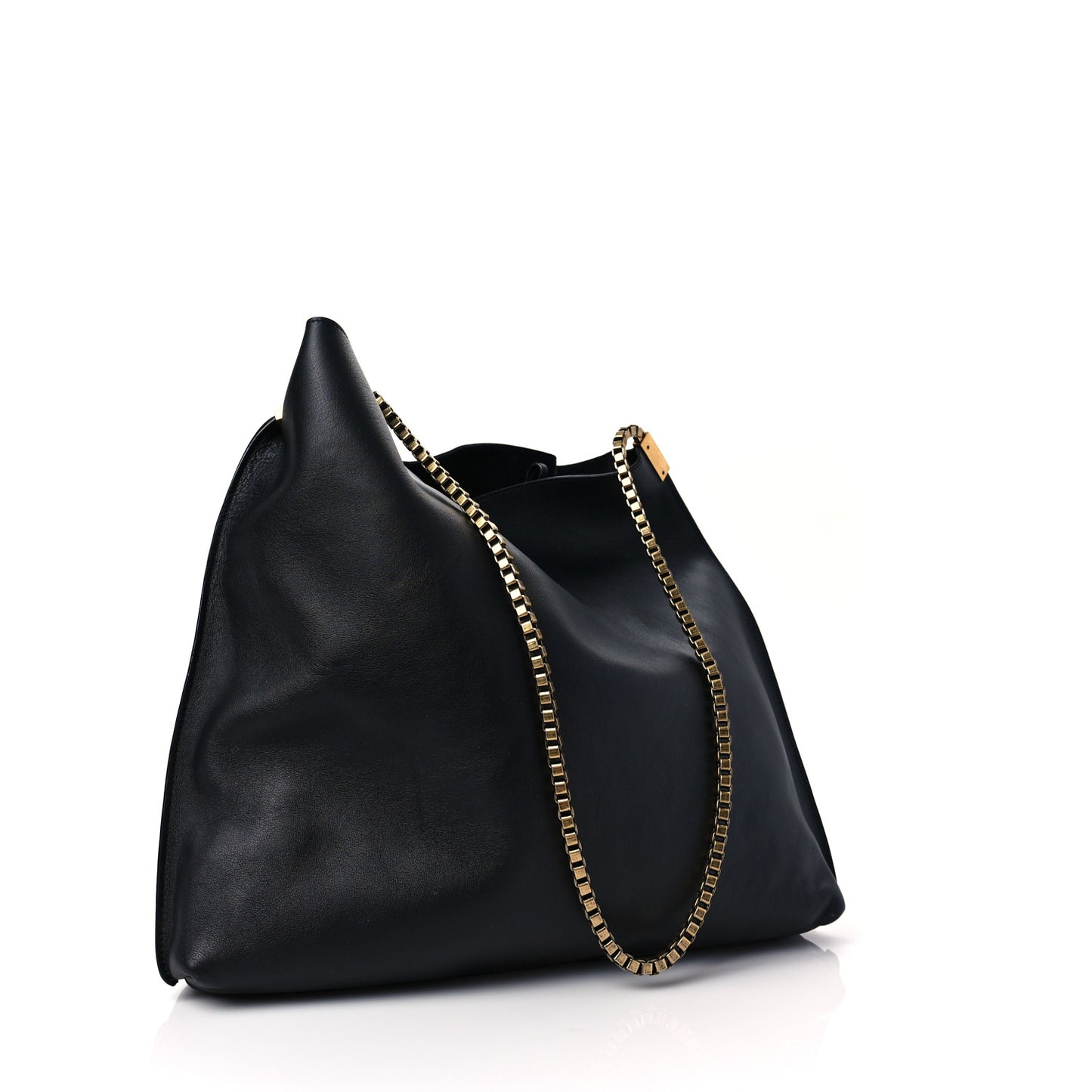 Calfskin Medium Suzanne Hobo Black