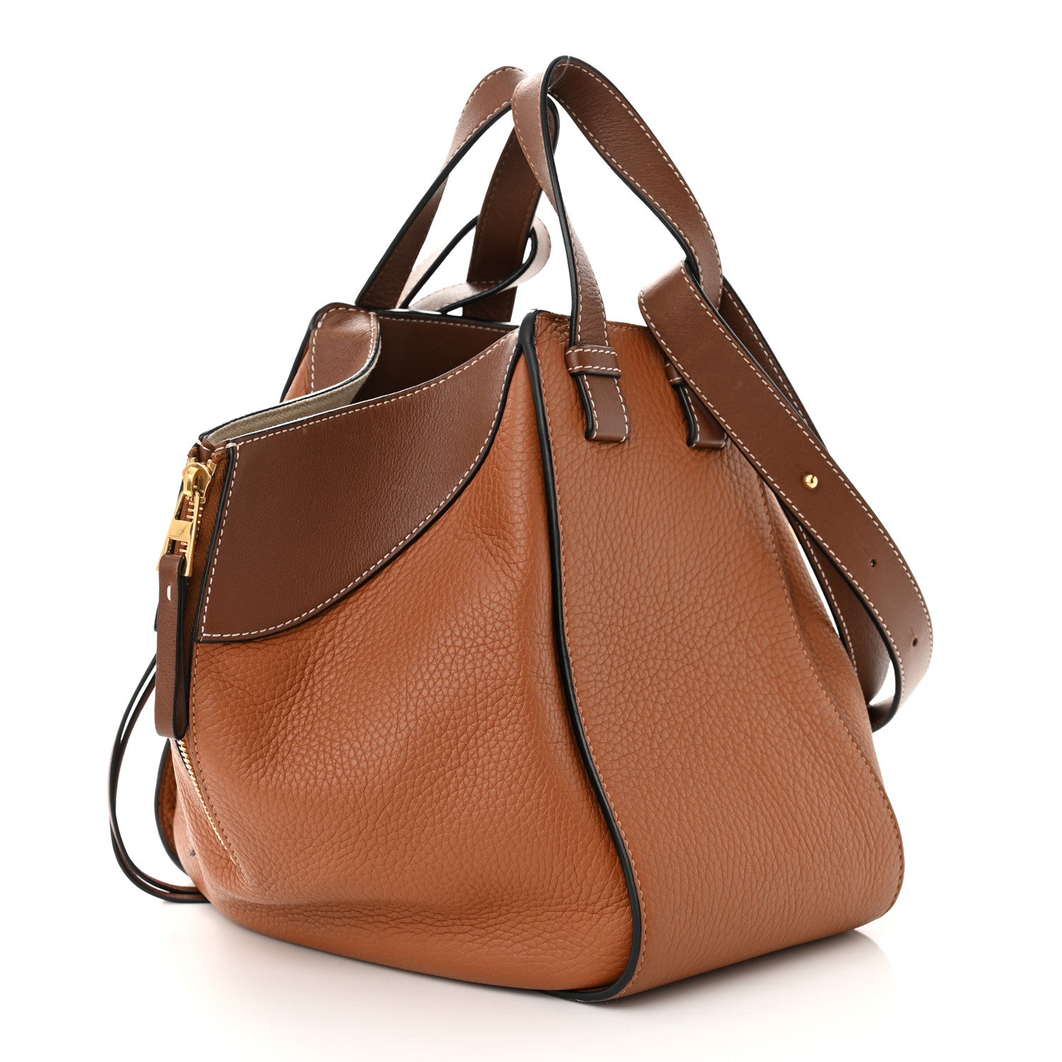 Loewe Grained Calfskin Small Hammock Shoulder Bag Tan 3 of 10