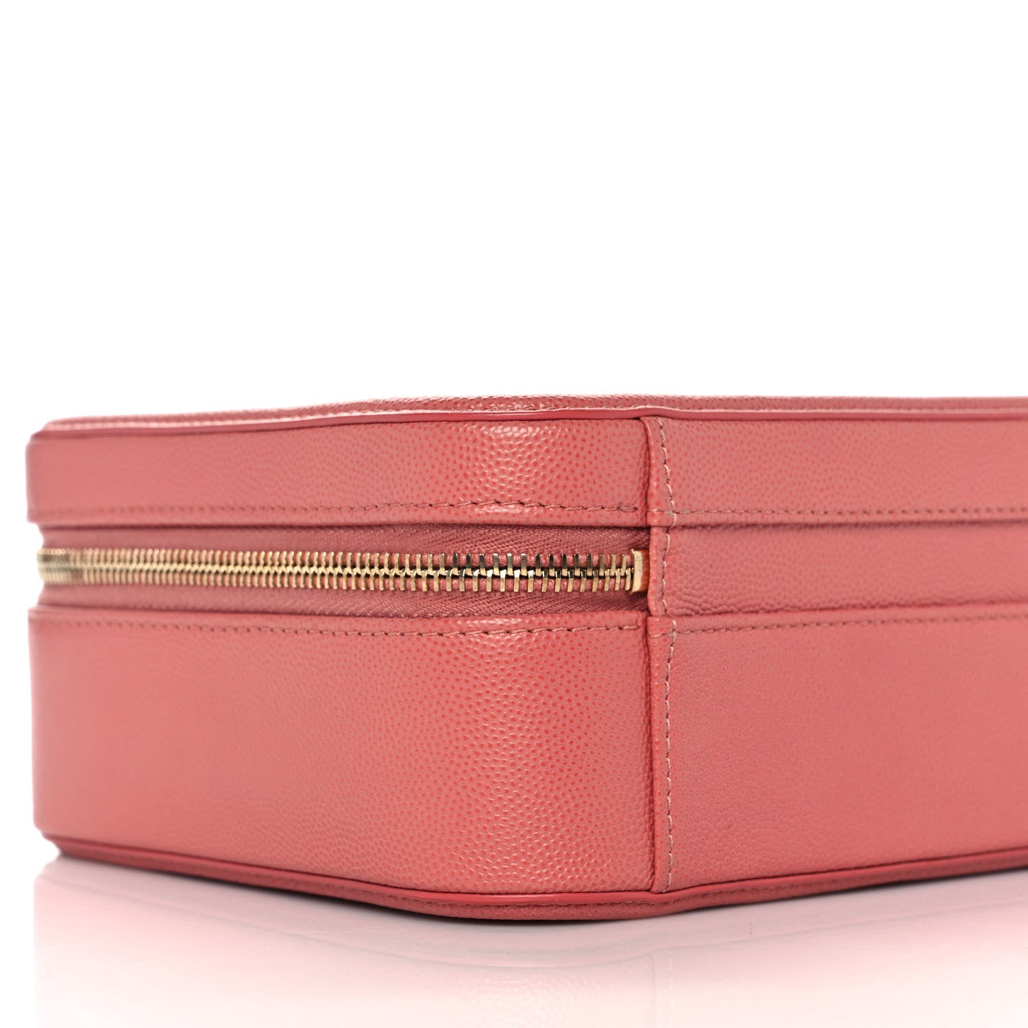 Chanel Caviar Quilted Medium CC Filigree Vanity Case Pink 8 of 9