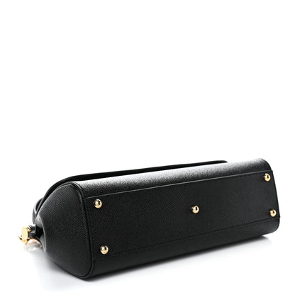 Dolce & Gabbana Dauphine Medium Miss Sicily Satchel Black 4 of 10