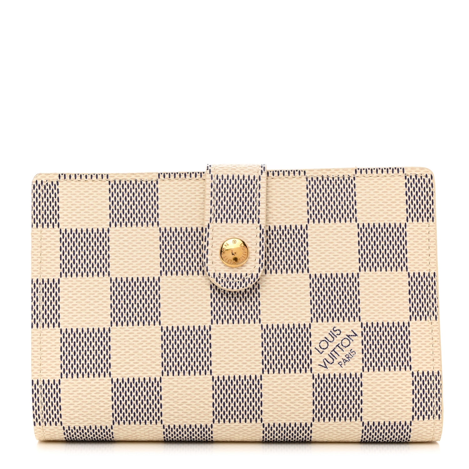 Louis Vuitton LOUIS VUITTON Damier Azur French Purse Wallet 1 of 10