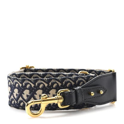 Christian Dior Oblique Shoulder Strap Blue 1 of 4