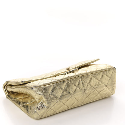 Chanel Metallic Aged Calfskin Quilted 2.55 Reissue 225 Flap Gold 4 of 14
