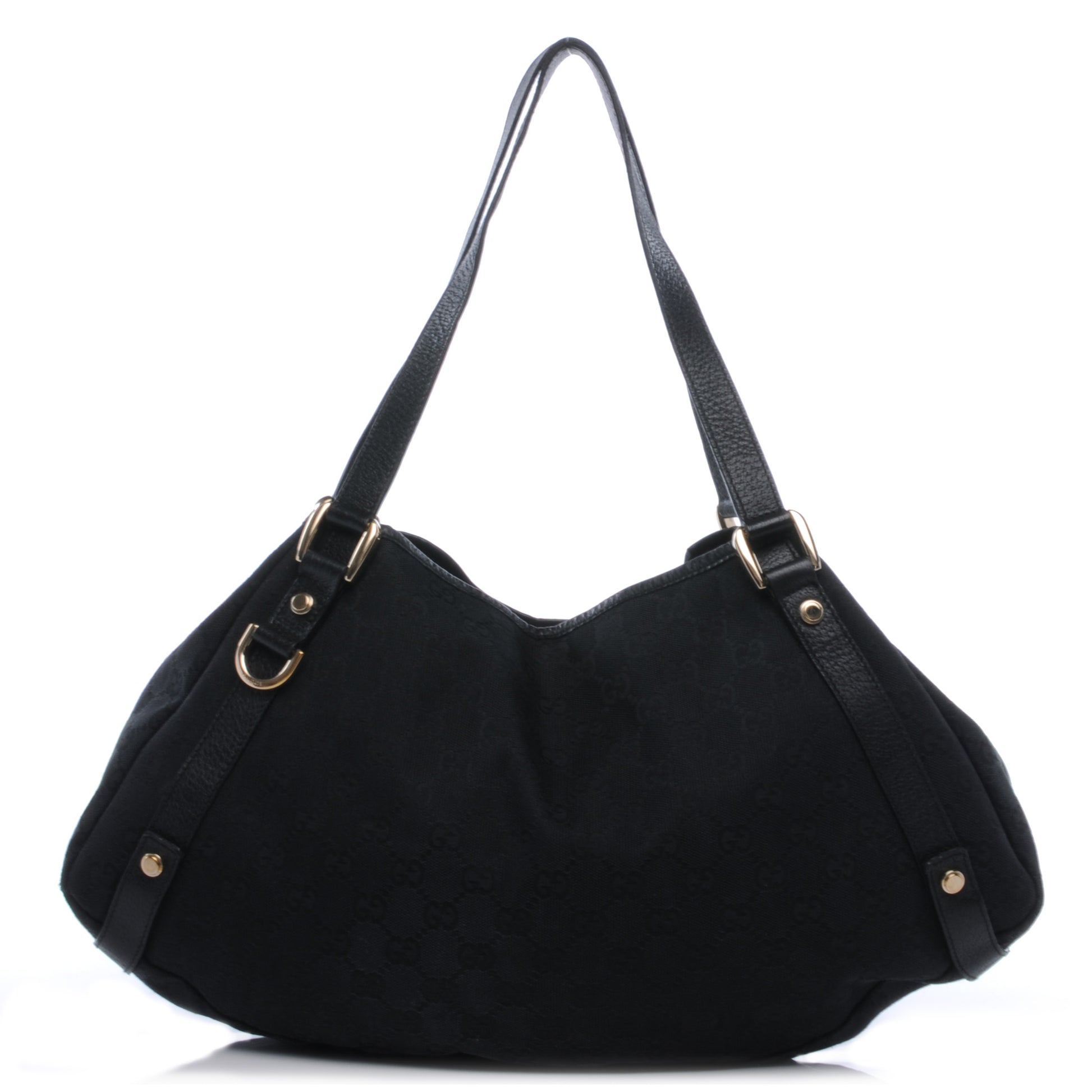 Gucci Monogram Medium Abbey Shoulder Bag Black 1 of 7
