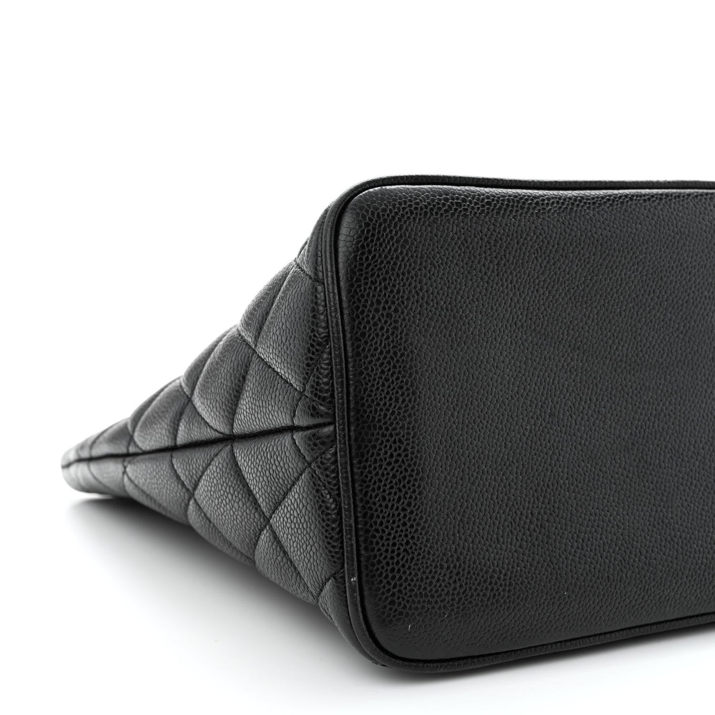 Caviar Quilted Medallion Tote Black