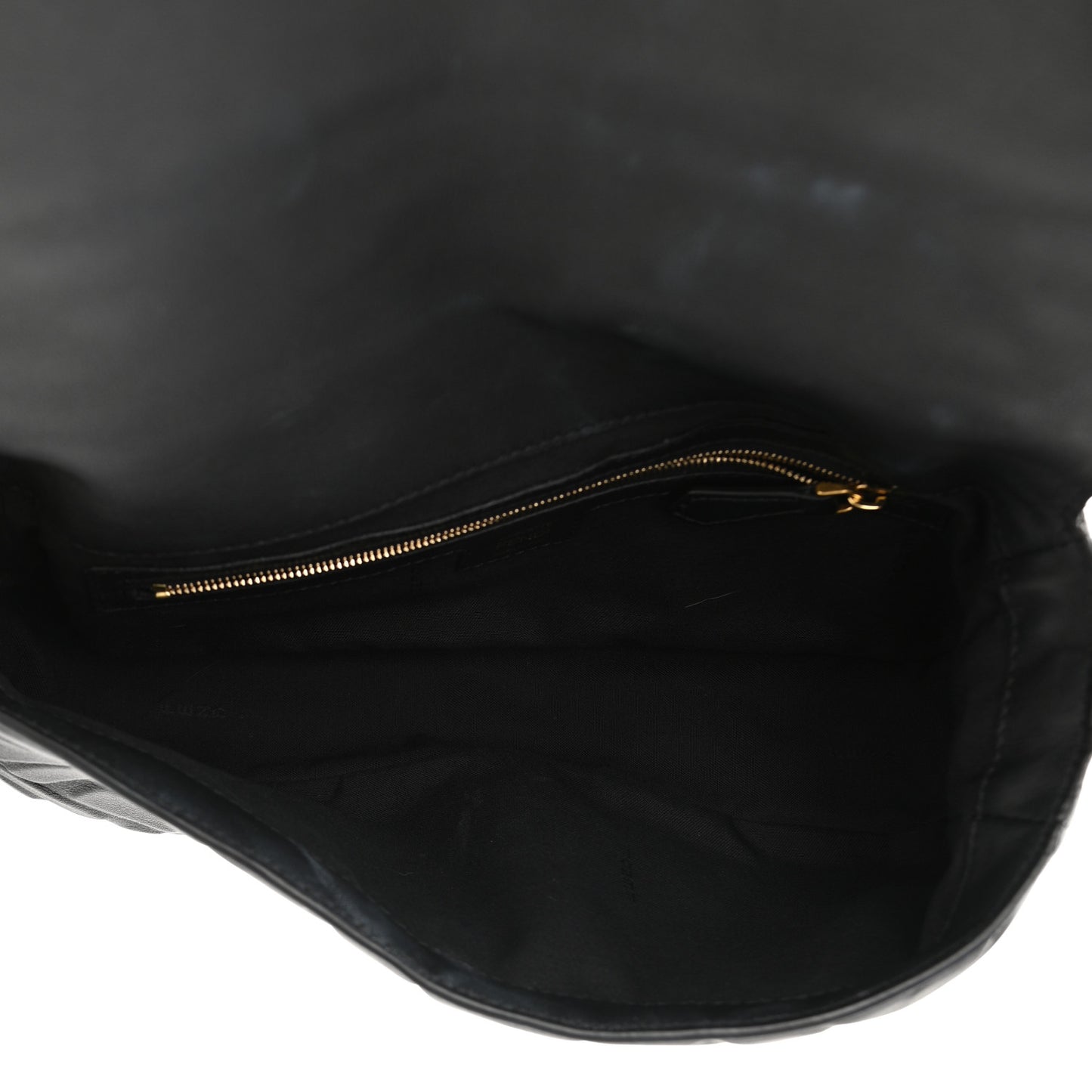 Nappa FF 1974 Embossed Baguette Black