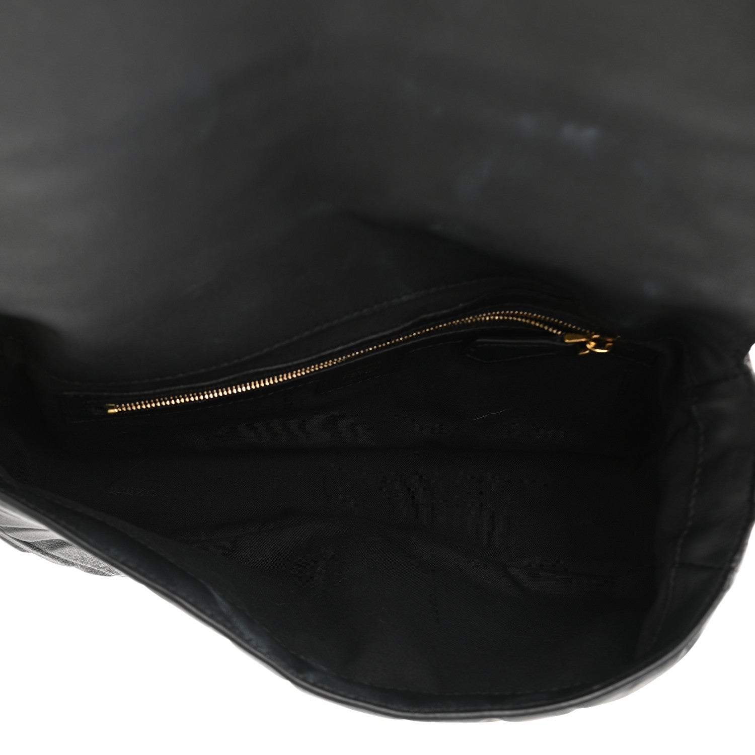 Fendi Nappa FF 1974 Embossed Baguette Black 5 of 12