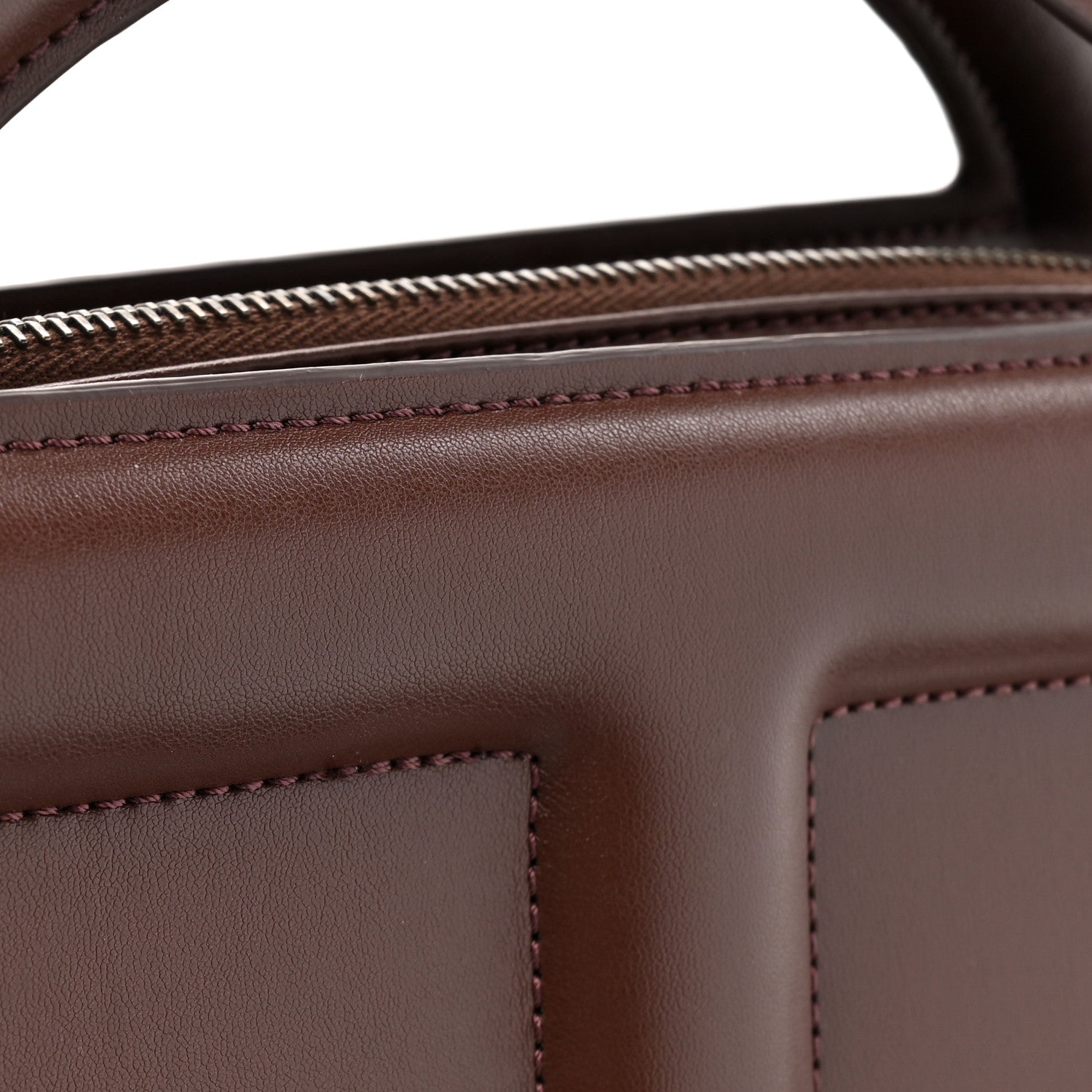 Telfar Vegan Leather Round Circle Bag Chocolate 11 of 11