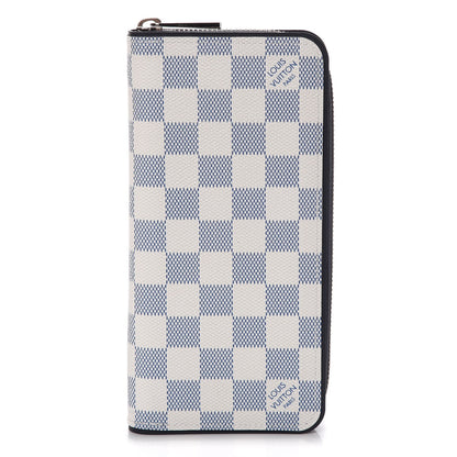Louis Vuitton Damier Coastline Zippy Vertical Wallet 1 of 7