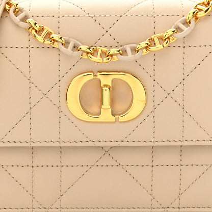 Christian Dior Lambskin Cannage Mini Miss Caro Bag Beige 12 of 15
