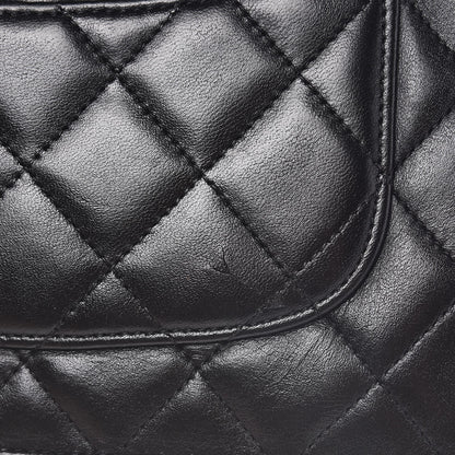Chanel Lambskin Quilted Wallet On Chain WOC Black 12 of 15