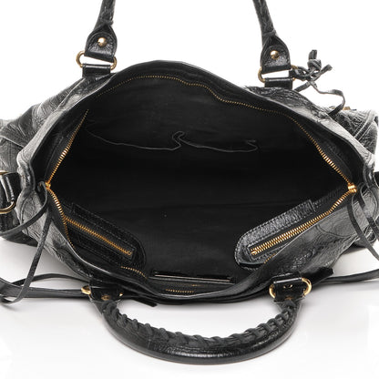 Balenciaga Agneau Classic Gold Hardware City Black 5 of 7