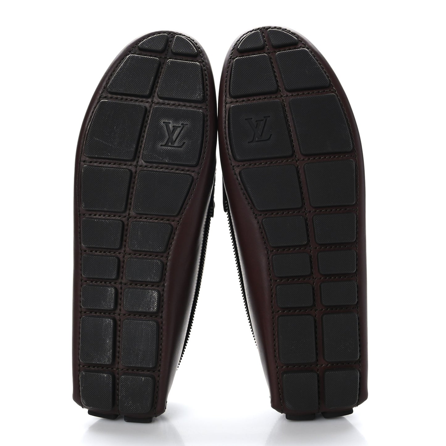 Calfskin Mens Shade Car Loafers 8 Cognac