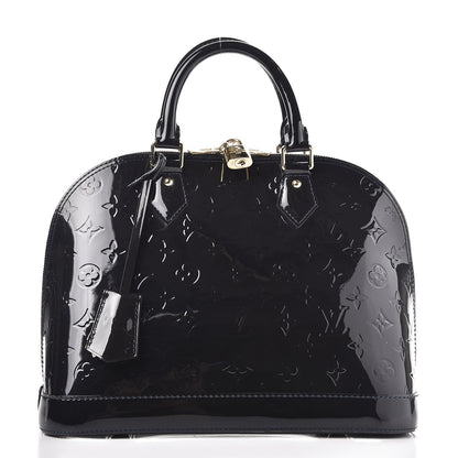Louis Vuitton Vernis Alma PM Noir Magnetique 1 of 6