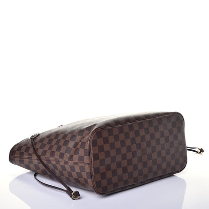 Louis Vuitton Damier Ebene Neo Neverfull MM Rose Ballerine 5 of 11