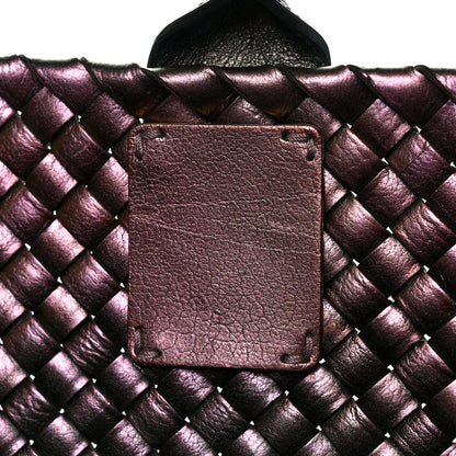 Bottega Veneta Iridescent Scarabee Intrecciato Medium Cabat 14 of 15