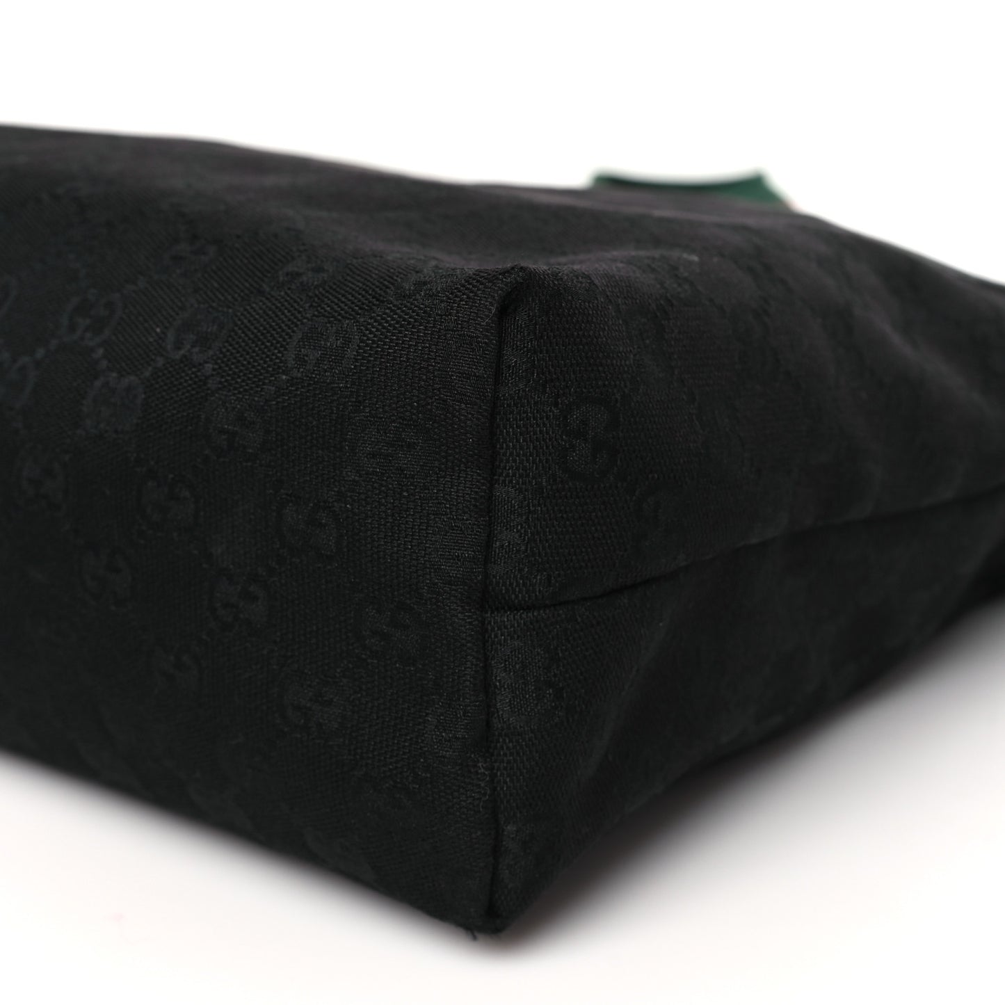 Monogram Web Medium Flat Messenger Bag Black