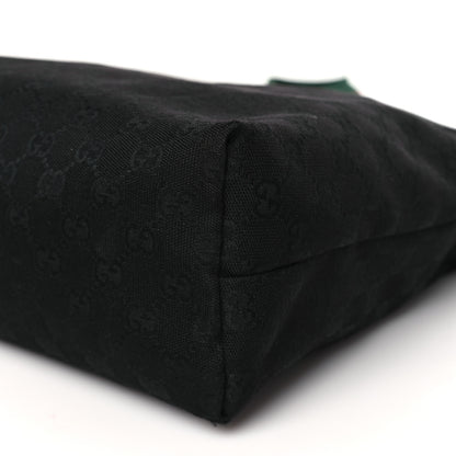 Gucci Monogram Web Medium Flat Messenger Bag Black 10 of 10