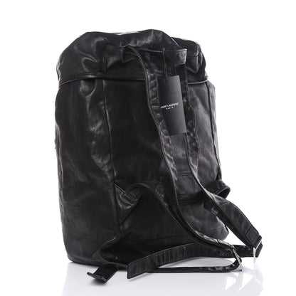 Saint Laurent Calfskin Delave Backpack Black 3 of 9