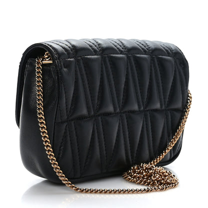 Versace Nappa Quilted Virtus Evening Bag Black 3 of 8