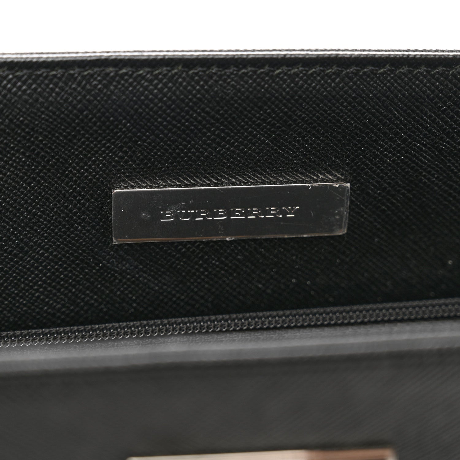 Burberry Derby Calfskin Top Handle Tote Black 8 of 10