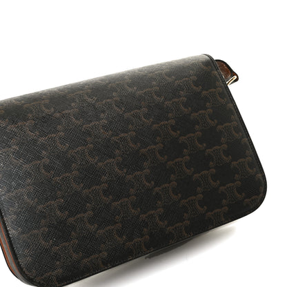Celine Calfskin Triomphe Canvas Medium Triomphe Tan 11 of 11
