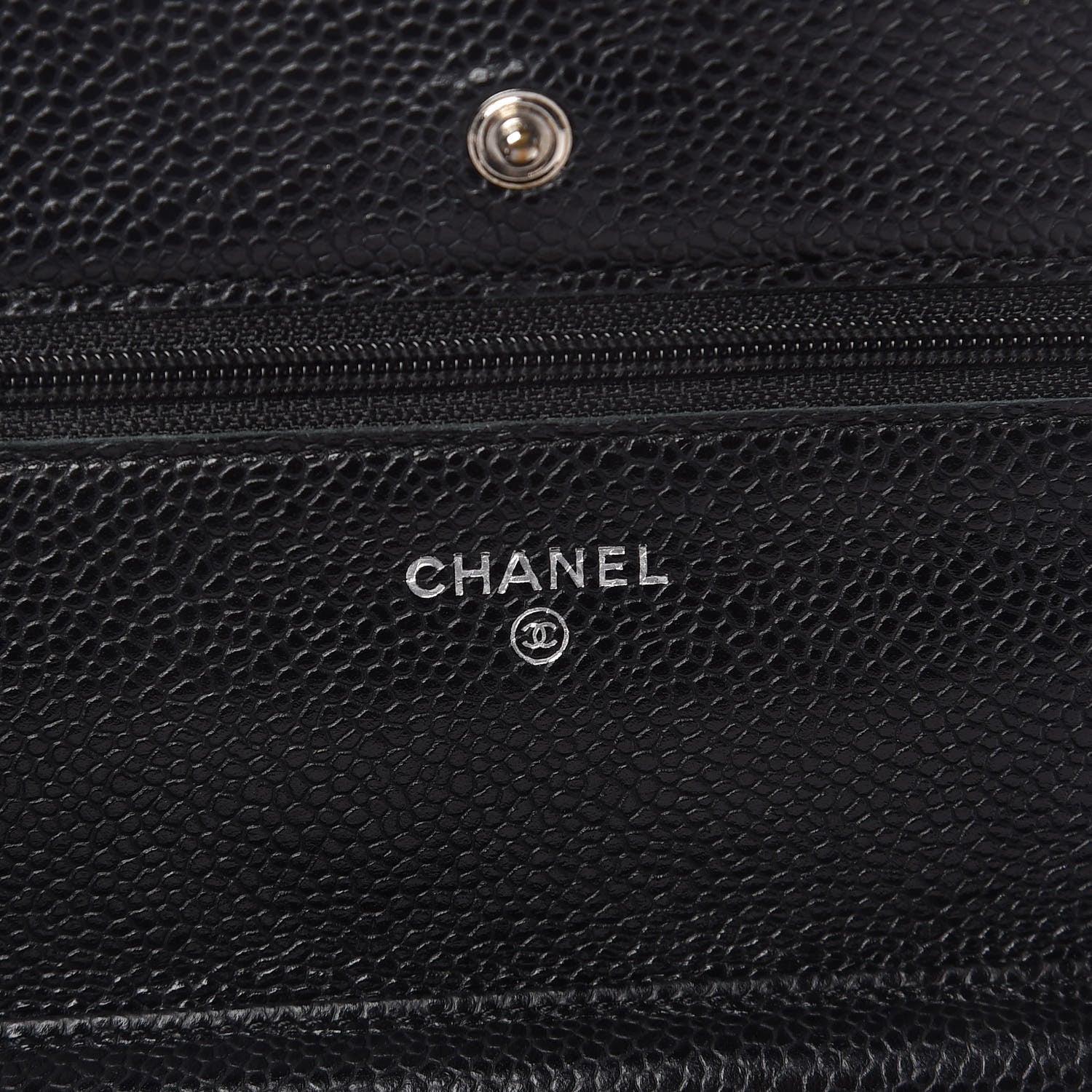 Chanel Caviar Quilted Wallet On Chain WOC Black 6 of 10