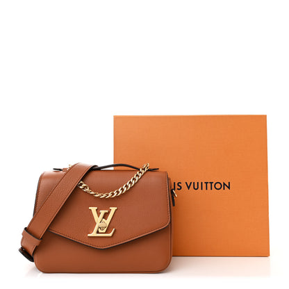 Louis Vuitton Grained Calfskin Lockme Oxford Cognac 11 of 11