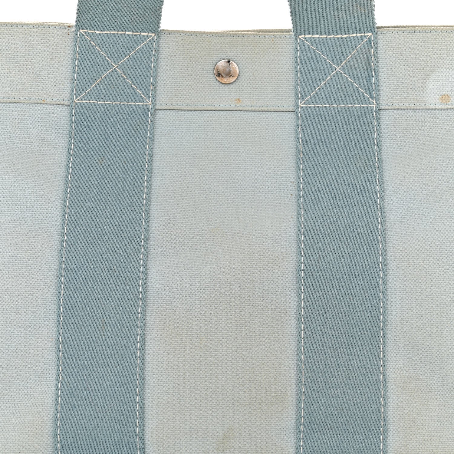Hermes Canvas Bora Bora Tote PM Eucalyptus 9 of 16