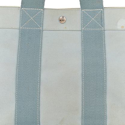 Hermes Canvas Bora Bora Tote PM Eucalyptus 9 of 16