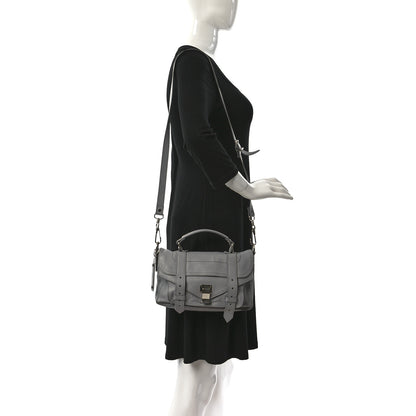 Proenza Schouler Lambskin Tiny PS1 Satchel Fog 2 of 8