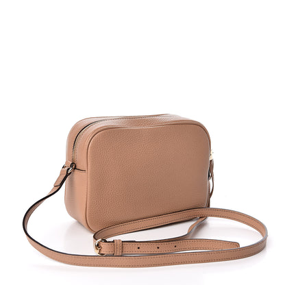 Gucci Pebbled Calfskin Small Soho Disco Bag Rose Beige 3 of 12