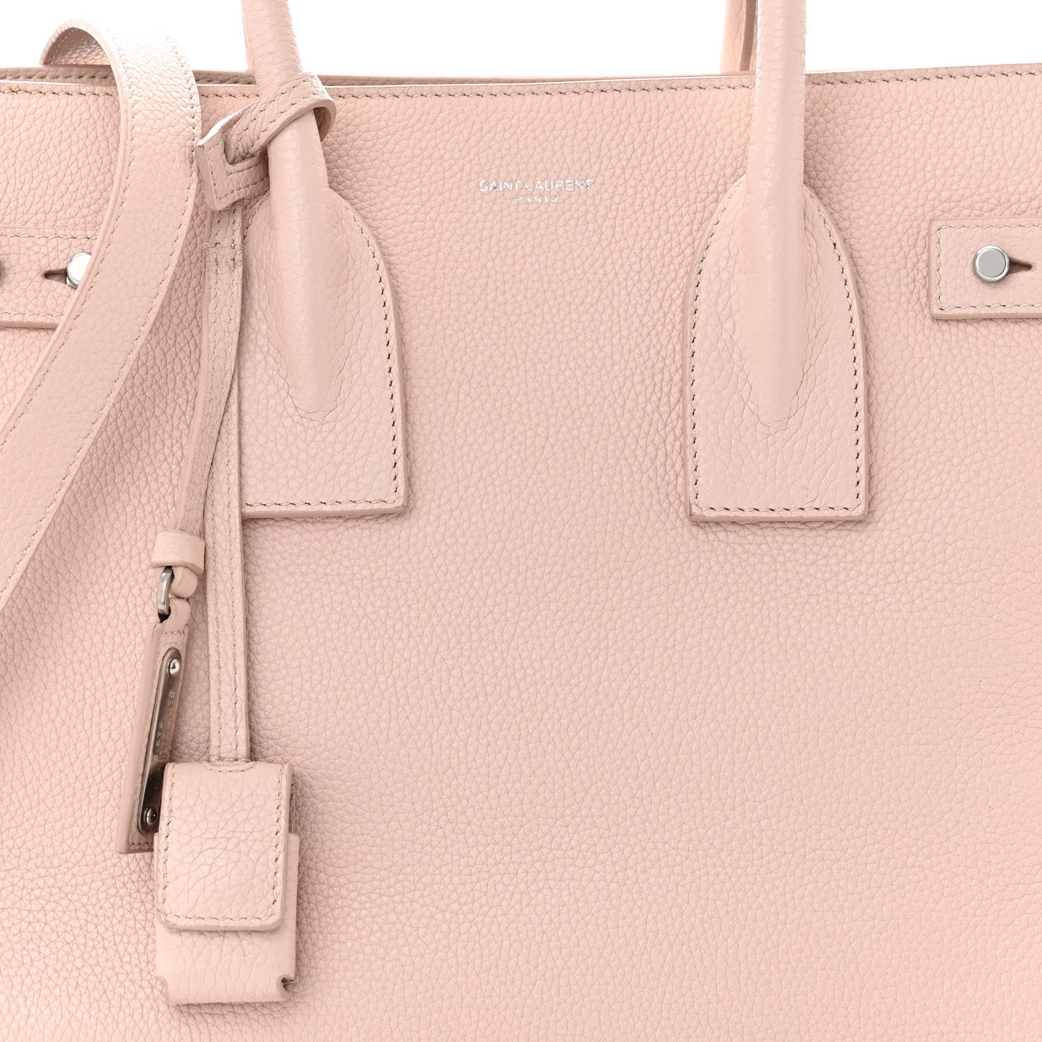 Saint Laurent Grained Calfskin Small Sac De Jour Marble Pink 7 of 16