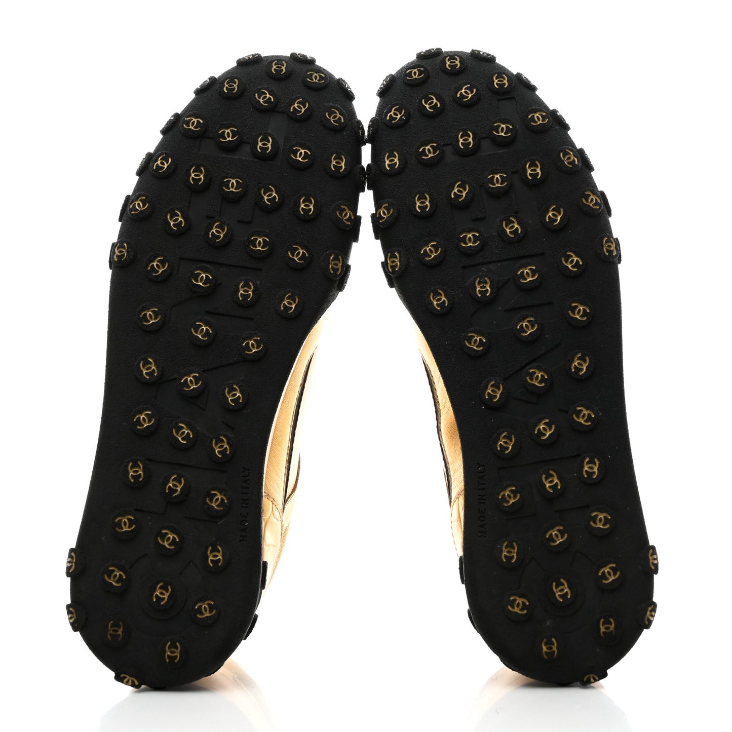 Metallic Satin Finish CC Womens Sneakers 40 Gold