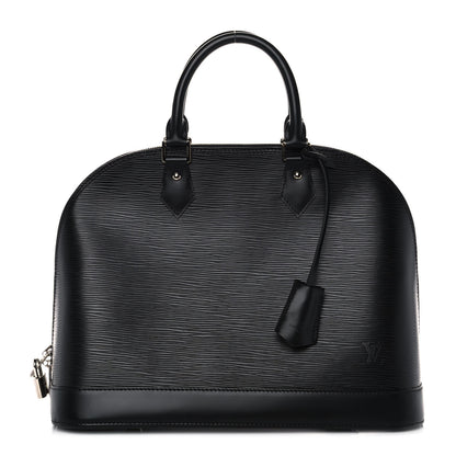 Louis Vuitton Epi Alma MM Black 1 of 11
