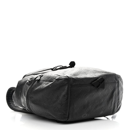 Louis Vuitton Calfskin Monogram Shadow Discovery Backpack Black 4 of 20