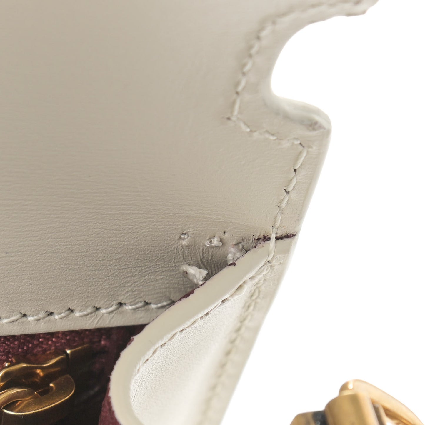 Smooth Calfskin Monogram Cassandra Clasp Bag Crema Soft