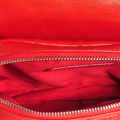 Chanel Lambskin Quilted New Mini Flap Red 6 of 9