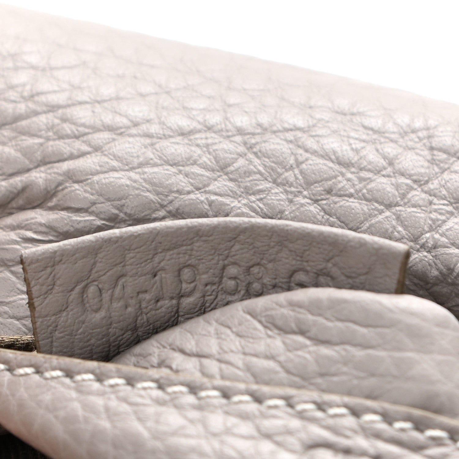 Chloe Calfskin Mini Marcie Round Crossbody Bag Cashmere Grey 10 of 11