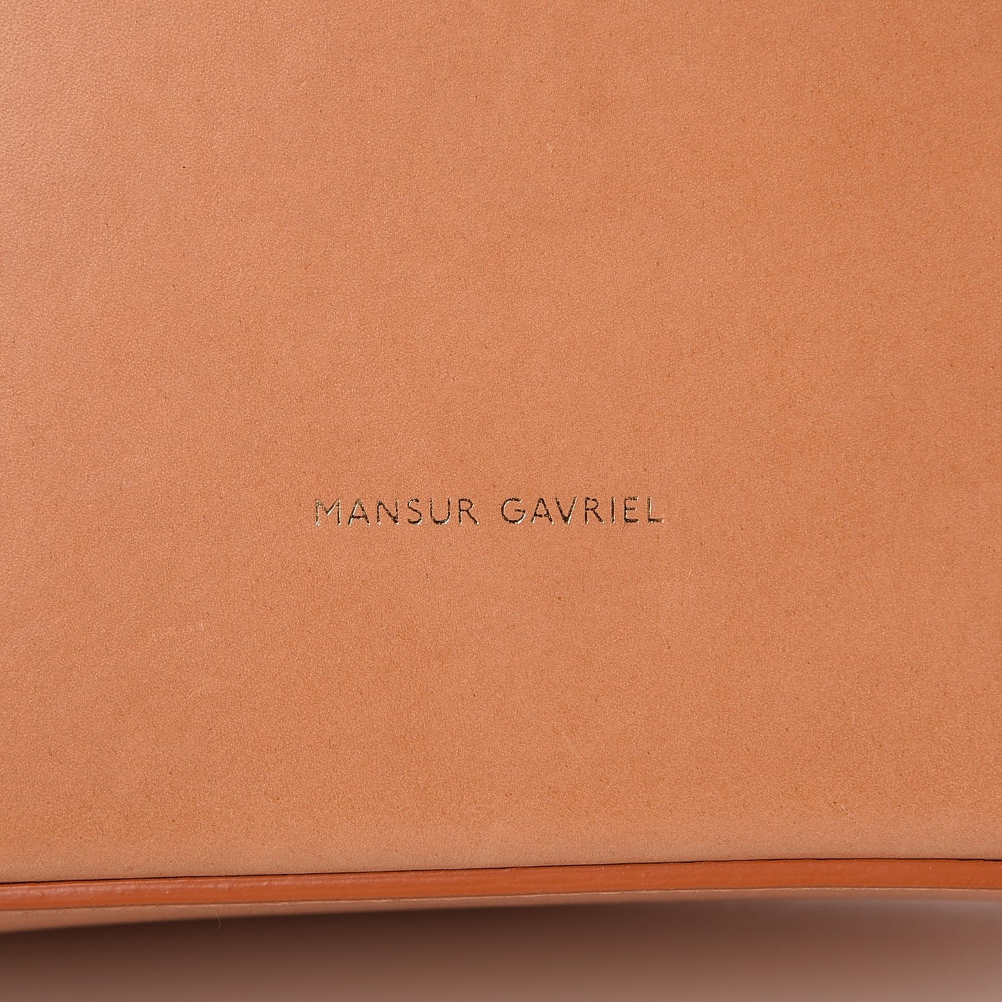 Vegetable Tanned Calfskin Circle Bag Cammello