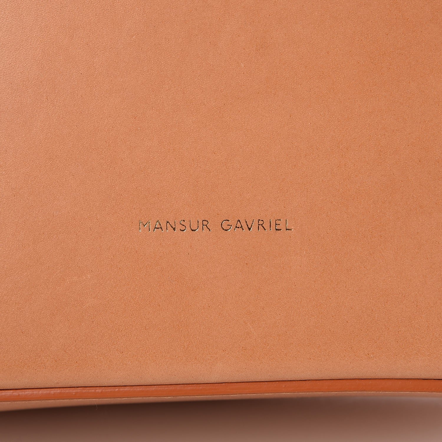 Mansur Gavriel Vegetable Tanned Calfskin Circle Bag Cammello 7 of 9