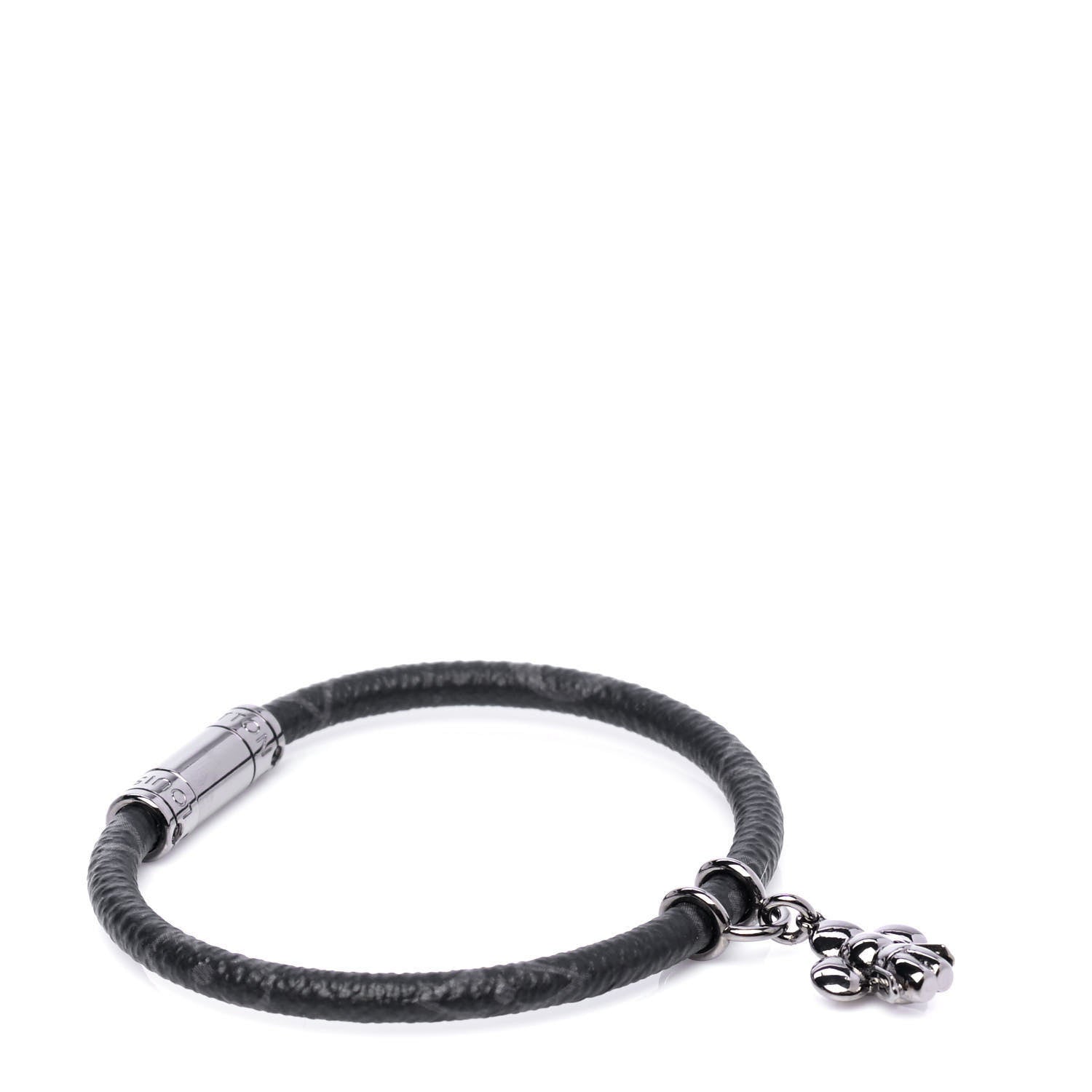 Louis Vuitton Monogram Eclipse Hang It Bracelet 19 1 of 5